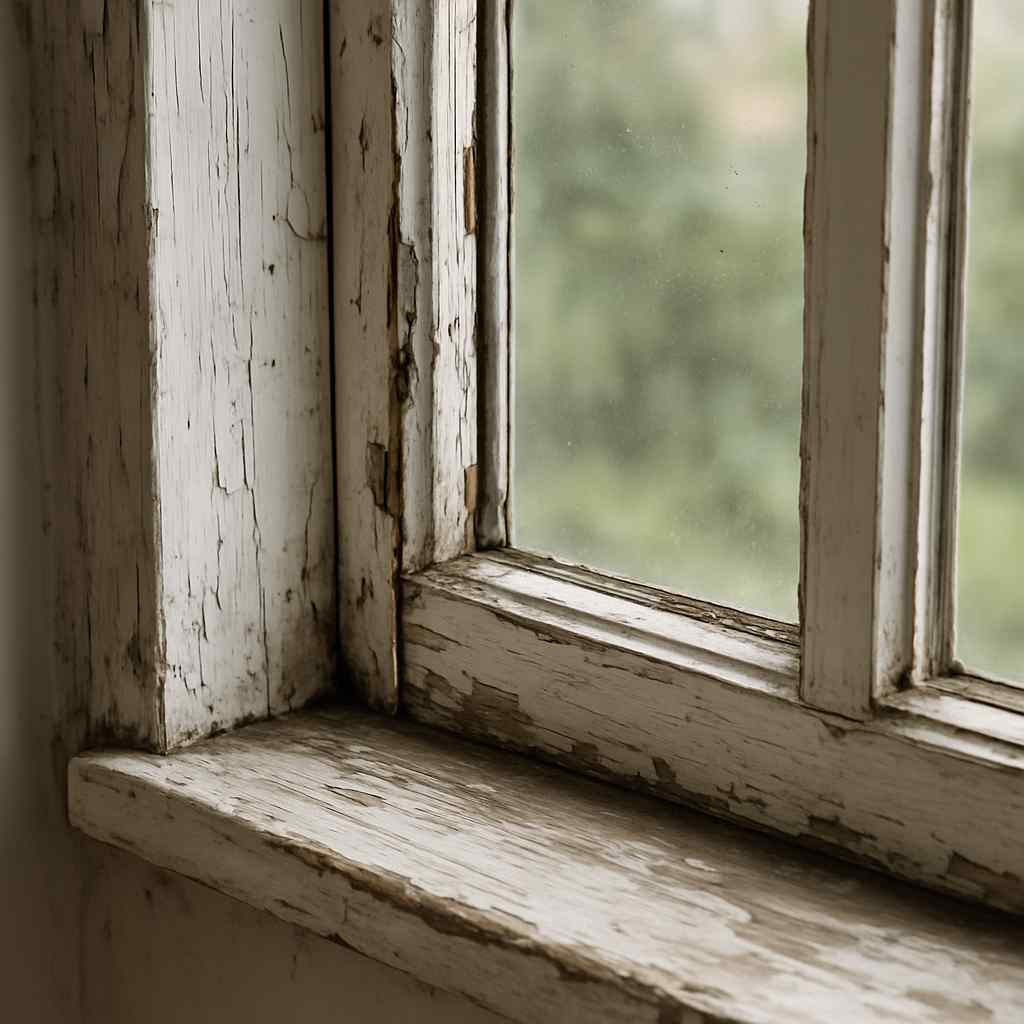 Gammelt vindu